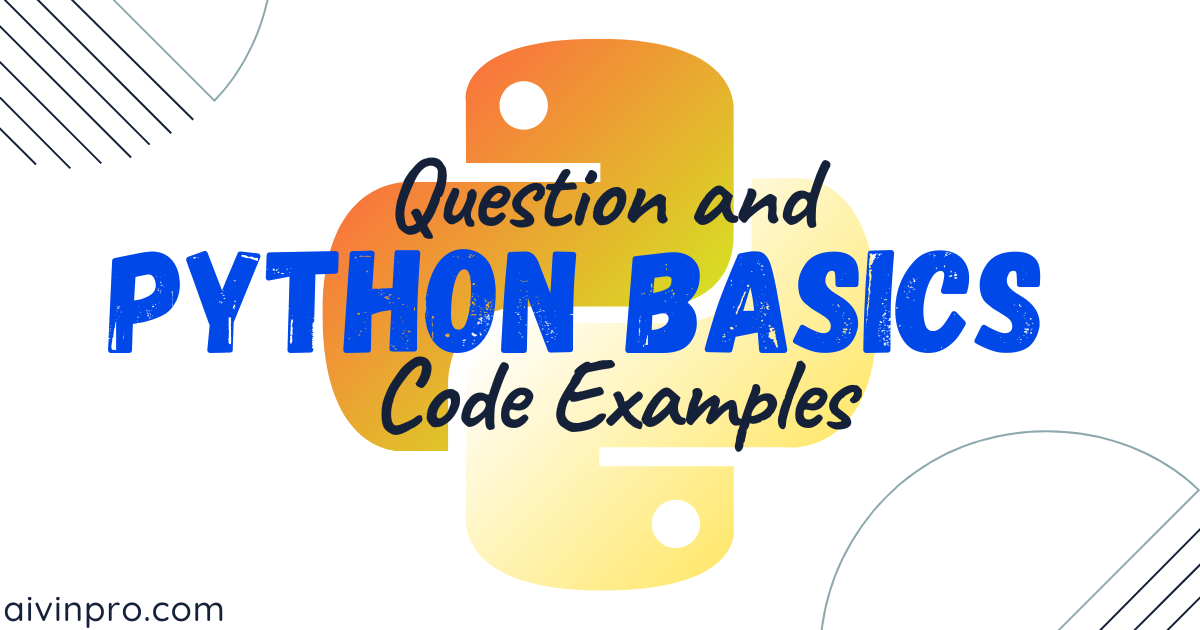 python basics